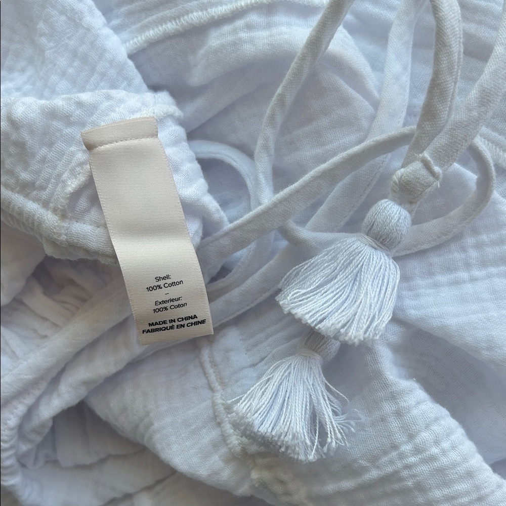 Cinq à Sept White Torey Mini Dress Cover Up | XL - Picture 5 of 7